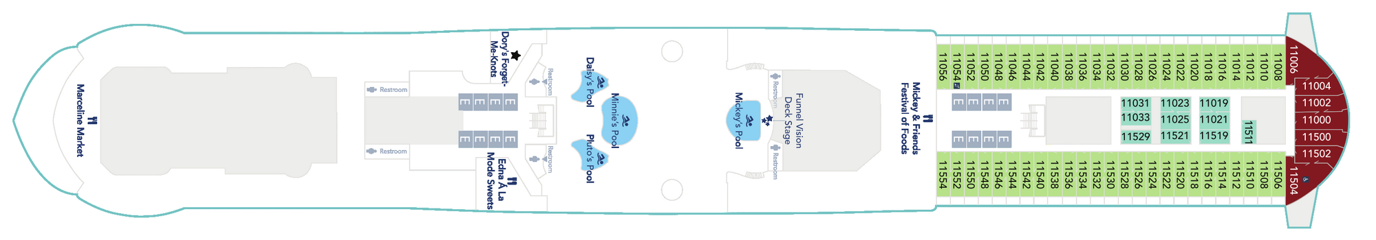 Deck 11 plan